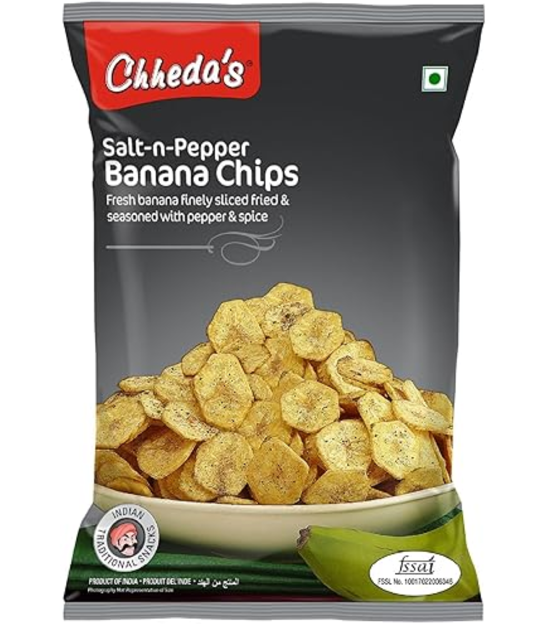 KETTLE C/BANANA CHIPS PEPPER N VINEGAR 125G